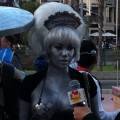 Silver girl at the 2011 San Diego Comic-Con July 22 2011.