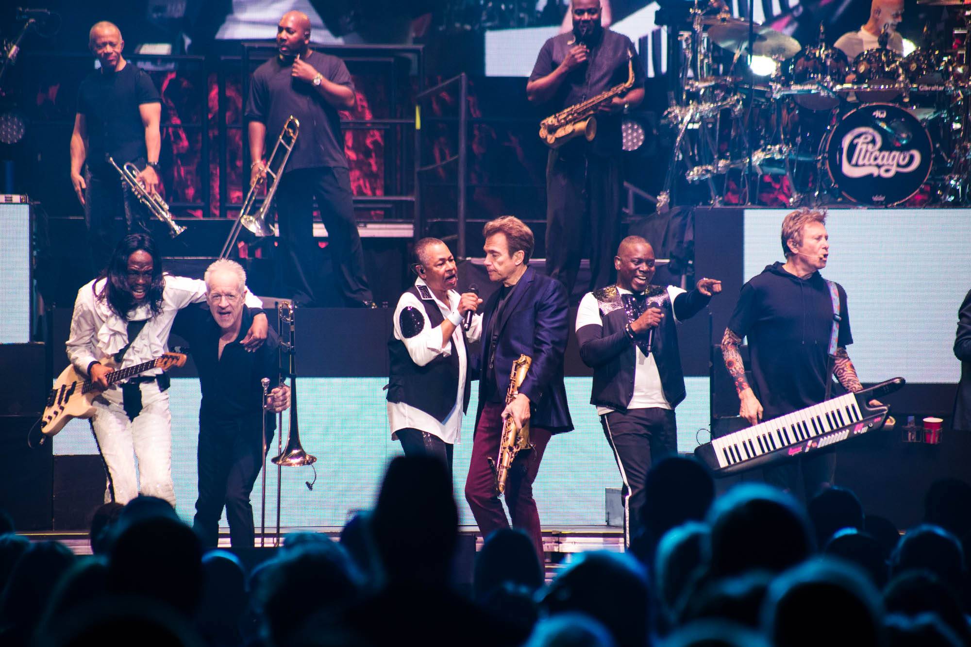 Chicago and Earth, Wind and Fire at Rogers Arena, Vancouver